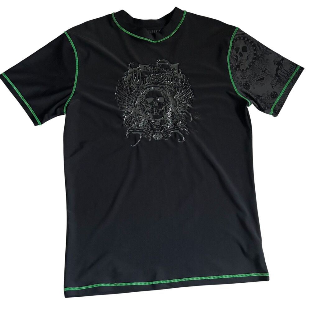 Maui & Sons Black Unique Gothic Designs Size XXL - Picture 2 of 8